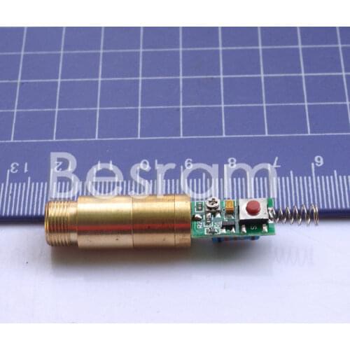 Dia.12mm 3.7V-4.2V 532nm Green Laser 200mW Module Diode Lazer with Driver
