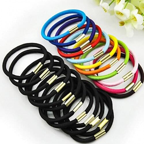 100Pcs Strong Elastic Rubber Band Hair Rope Headband Ponytail Holder Headband New Holder Rubber Bands Kids Hair Accessories