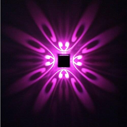 3W modern bedroom corridor TV background decoration square aluminum wall lamp led wall lamp bedside lamps WJ912