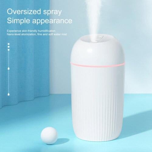 420ml Multifunctional Air Humidifier Intelligent Power-off Fireproof ABS Mild Night Light Portable USB Mist Humidifier