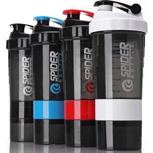 500ml Plastic Shaker Bottle Cup Protein Sport Gym Protein Powder Shaker Mixer Cup Sports Water Bottle Drinkware BPA FRE -40