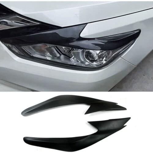 AU05 -For Nissan Altima Teana 2016 2017 2018 Headlight Eyebrows Eyelids Stickers Trim Cover Headlight Lid Resin