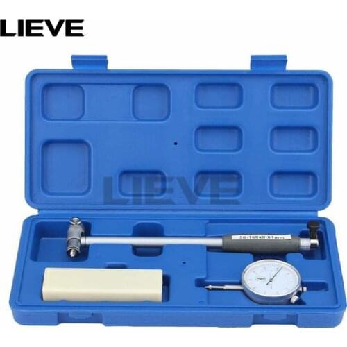 Dial Bore Gauge 50-160mm Engine Cylinder Indicator Measuring Gauge 0.01mm w/ box Micrometer Cylinder Internal Bore Engine Gage