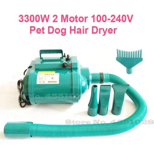 29%,3300W Dual Voltage 100-240v Pet Dog Hair Dryer Blower Low Noise 2 Motor Stepless Wind Speed Eu Au Us Uk Plug Custom