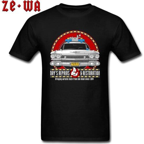 Corvette Car Styling T-Shirt Rays Repairs And Restoration Ghostbusters Image T Shirt Mens Autumn Tops & Tees Cool T-shirts