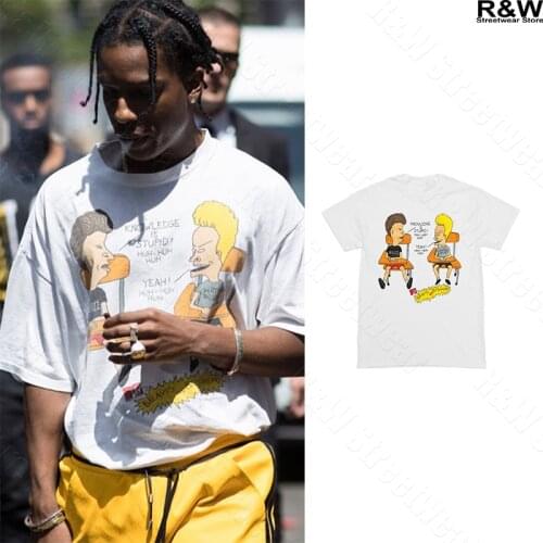 Travis scott t shirt hiphop streetwear men women vintage high quality boy gift summer tops