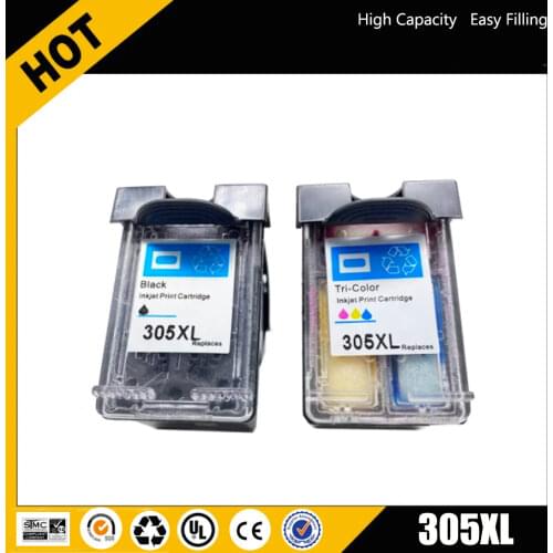 Einkshop For HP 305xl refillable Ink Cartridge Replacement For HP305 xl DeskJet 2320 2710 printer