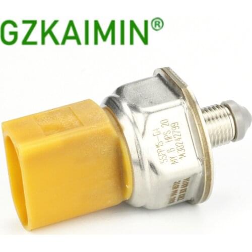 Genuine FUEL RAIL HIGH PRESSURE SENSOR INJECTION VALVE for AUDI 3.0 A4 A5 A6 A7 A8 AQ5 AQ7 03C906051C, 55PP15-04, 03C 906 051