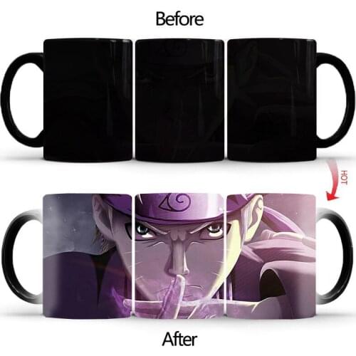 Classic cartoon characters Mug color changing Heat Sensitive Ceramic 11oz coffee mug surprise gift Halloween gift BSKT-049
