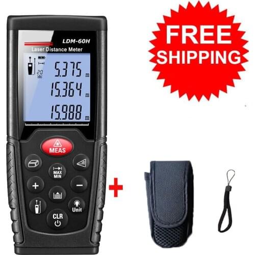 Laser Distance Meter measure tape 60m 80m 100m rangefinder laser range finder measure tools