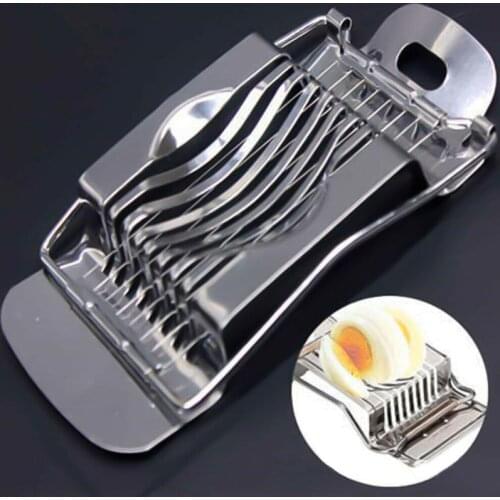 Stainless Steel Egg Slicer Multi-function Boiled Egg Slicer Mushroom Cut Tomato Chopper