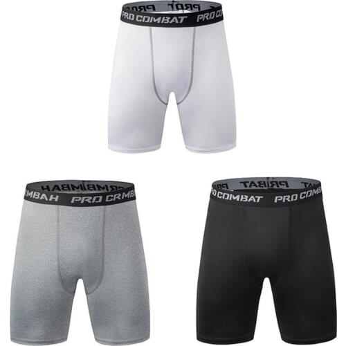 Men Compression Shorts Underwear Running Shorts Sport Training Quick-Drying Bottoms