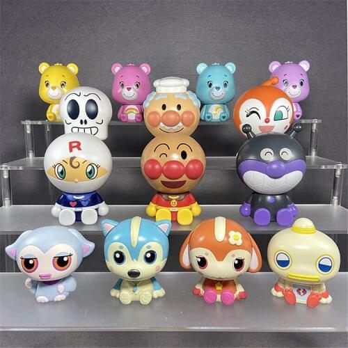 Bandai Genuine Gacha Toys Anpanman Cute Action Figure Ornament Toys