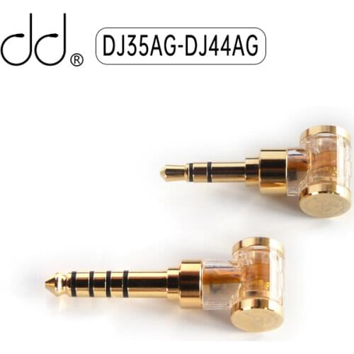 DD ddHiFi DJ35AG/ DJ44AG 2.5mm Balanced Female to 3.5mm / 4.4mm Male Headphone Jack Adapter Audio Converter for Earphone /DAP