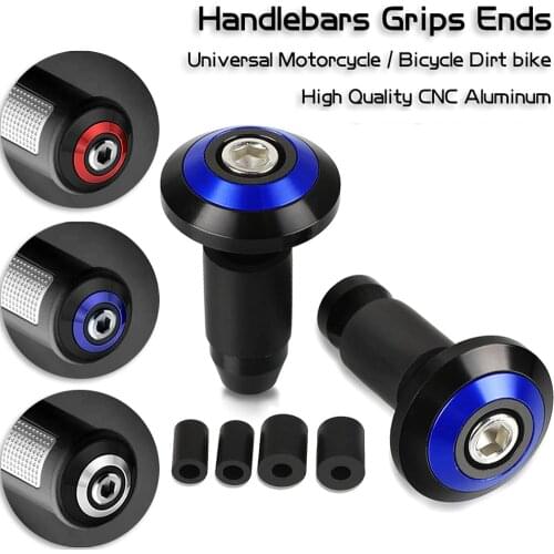 Motorcycle Dirt Bike CNC Handlebar Grips Slider Cap Plug Aluminum Bar End FOR YAMAHA FJ09 FJ1200 FJR1300 FJR1300A FZ07 FZ09