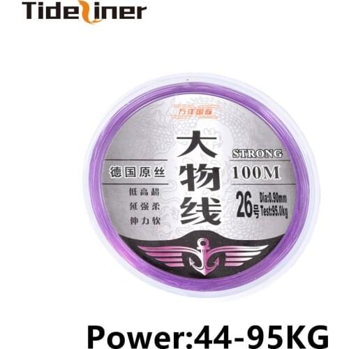 Fishing Line Super Strong Polyethylene Nylon 100 Meters Power Fishing Line 44-95KG Diameter 0.57mm-0.9mm