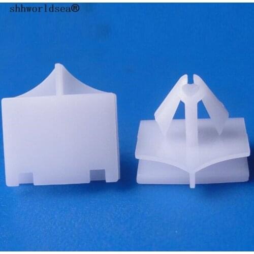 Shhworldsea 100PCS cars plastic clips Rocker Panel Retainer for GM 15236894 for buick