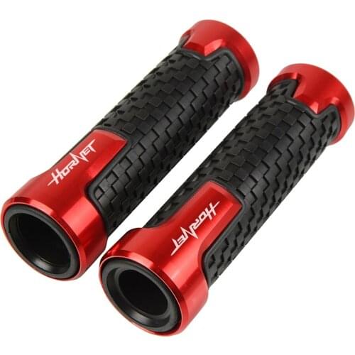 High Quality 7/8"22mm CNC Aluminum Handlebar Grips Handle Ends Handle Grips Accessorie Scooter Hand Bar Grips For HONDA HORNET