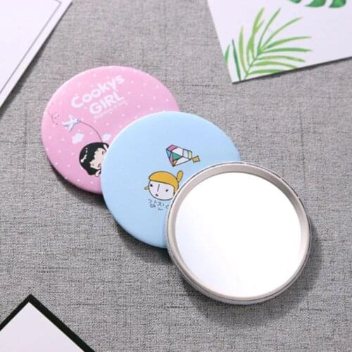 Makeup Mirror Portable Hand Mirror Mini Round Pocket Mirror Makeup Vanity Mirror Compact Mirror Cosmetic Tool Travel Accessories
