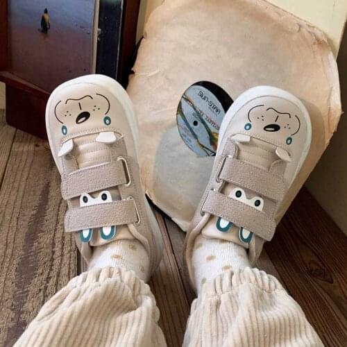 2021 Fashion New Female Tennis Vulcanized Sneakers Platform Womens Cute Cartoon Casual Shoes Flats Sports Shoes