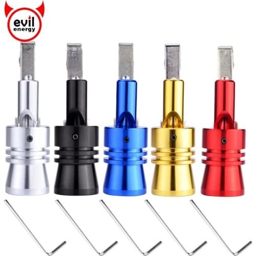 Evil energy Universal Car Turbo Fake Sound Whistle Muffler Exhaust Pipe Auto Blow off Valve Simulator Trubo Whistler Size XL