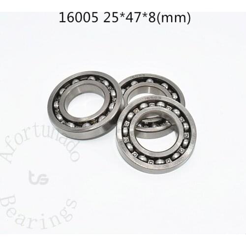 16005 25*47*8(mm) 1Piece free shipping bearing bearing 16005 chrome steel deep groove bearing