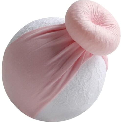 2018 Brand Solid Toddler Girls Kids Baby Big Bow Hairband Headband Stretch Turban Head Wrap Super soft headband