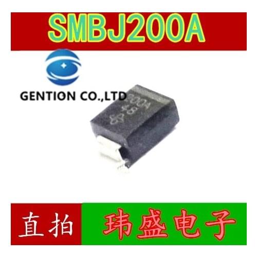 50PCS 200 v transient one-way, TVS diode SMBJ200A aa play (P6KE200A) DO-214 in stock 100% new and original