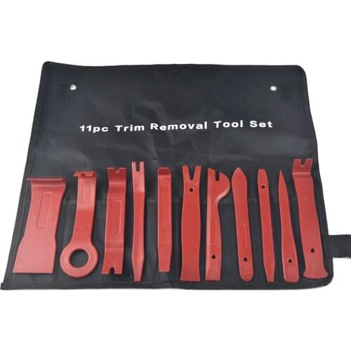 Car-styling 11Pcs car plastic decorative door window car audio removal tool kit for VW Golf 4 5 6 7 MK3 MK4 MK5 MK7 GTI