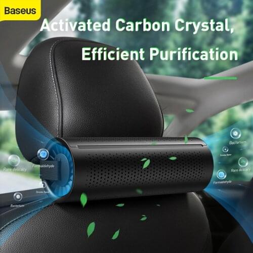 Baseus Car Air Purifier Original Ecological Car Charcoal Purifier Car Air Cleaner Freshener Activated Carbon Crystal Purifying