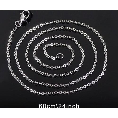 Fashionable New Styles Stainless steel Necklace Chain fit floating locket pendant Diffuser Locket DIY As Christmas Gift