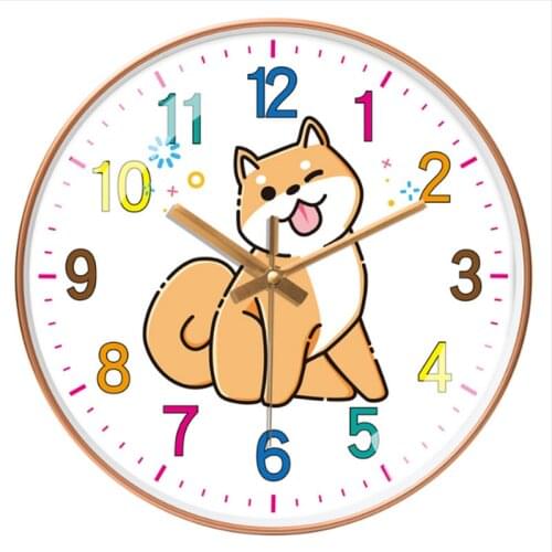 Lucky Cat 12 Inch Wall Clock Household Mute Living Room Bedroom Modern Decorative Wall Watch Quartz