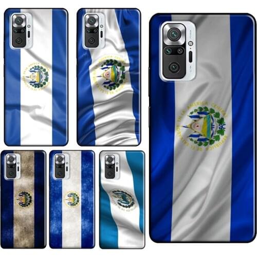 El Salvador National Flag For Xiaomi Redmi Note 10 8 9 Pro Note 8T 9S Phone Case For Redmi 9T 9A 9C 8A 7A K40 Cover
