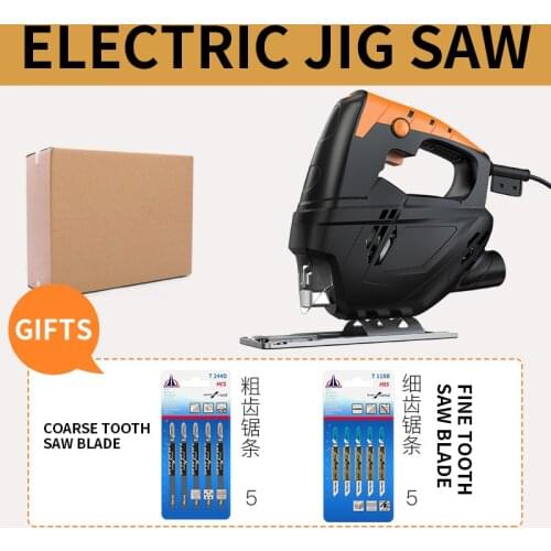 Electric jig saw household small multi-function cutting machine woodworking electric saw pull flower flashlight