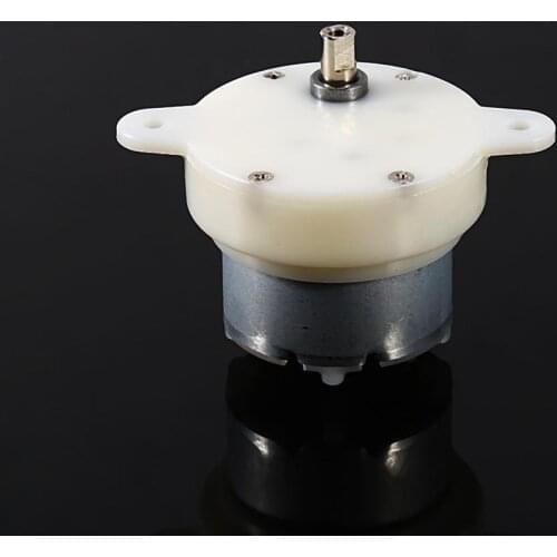 High Torque 12v DC Motor Slow Speed Electric Motor/Gearbox 3RPM 4mm Shaft Diameter Micro Motor Gearbox Slow Down Mute Mini Motor