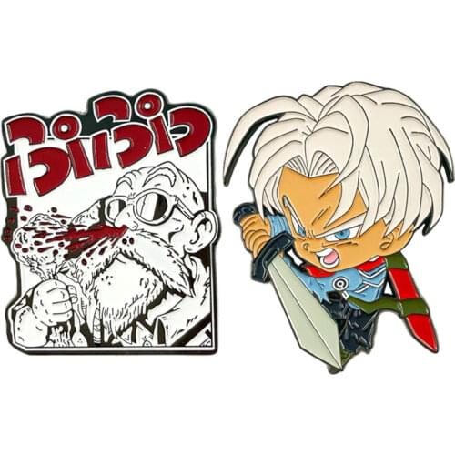 Animation TV Figure Enamel Pins Collect Metal Cartoon Brooch Backpack Hat Bag Collar Lapel Badge Men Women Fashion Jewelry Gifts