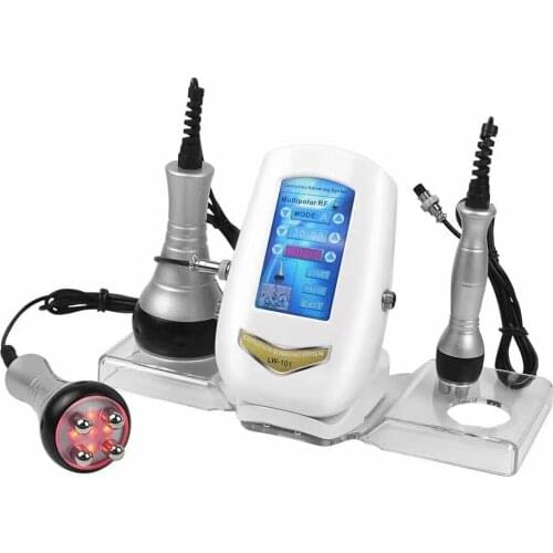 Hot Sale Portable Mini 40k Cavitation Face Lifting 3 in 1 Multipolar RF Body Fat Relief Apparatus Slimming Beauty Device