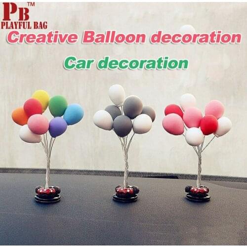 PB playful bag 2018 new Lovely color balloon car decoration car dashboard accessories in the small fresh Mini balloon decoration