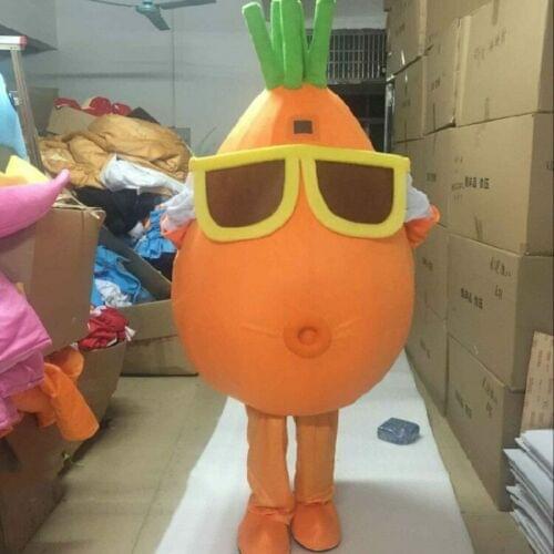 Carrot Mascot Costume Suits Cosplay Party Game Dress Outfits Clothing Advertising Carnival Halloween Xmas Easter Festival Adults