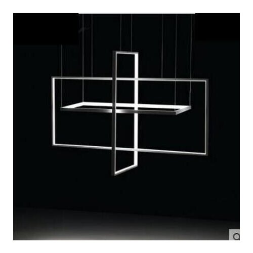 Creative art geometric chandelier modern minimalist living room bedroom dining room lighting Nordic personality lighting fixture