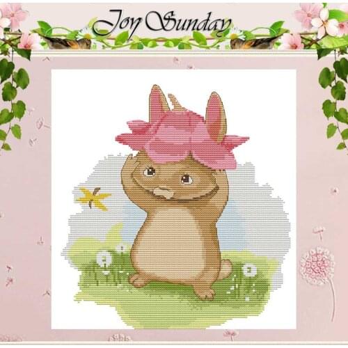 Dolichotis patagonum animal counted 11CT 14CT Cross Stitch Sets DIY Chinese Cross-stitch Kits Embroidery Needlework home decor