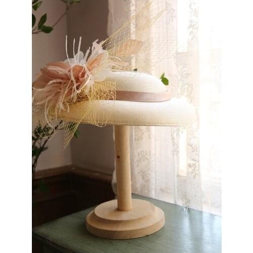 Formal Women Fascinator Hat Wedding Party Church Headpiece Bridal Hair Accessories 2021