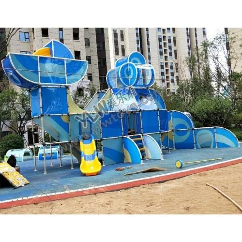 PE outdoor amusement equipment plastic playground park