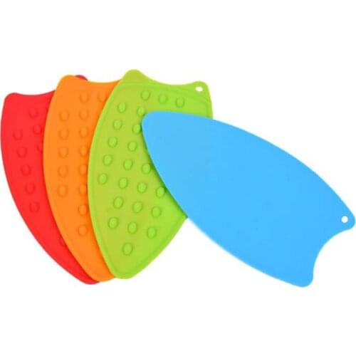 Multicolor Silicone Iron Hot Protection Rest Pads Mats Safe Surface Iron Coaster Stand Mat Holder Ironing Pad Insulation Boards