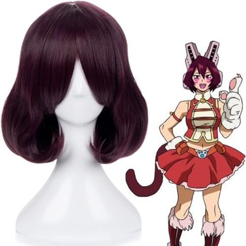 Anime My Hero Academia Cosplay Wigs PUSSY CAT Mandalay Souzaki Shino Cosplay Wig Halloween Party Boku no Hero Academia Cosplay