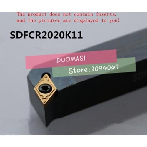 SDFCR2020K11 Toolholder 20*20*125MM CNC turning tool holder, 91 degrees External turning tools, Lathe cutting tools