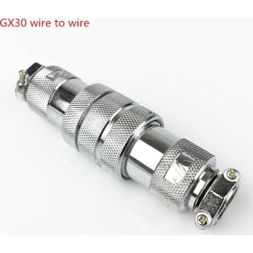 Wire to wire connector GX30 2 3 4 5 6 7 8 9 10 12 14 Pins Aviation plug Socket circular connector