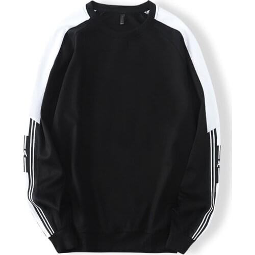 2021 New Men Casual Sweatshirt Streetwear Patchwork Fashion Sweatshirts Male Black Hoodie Mens Clothing Plus Size 7XL 8XL