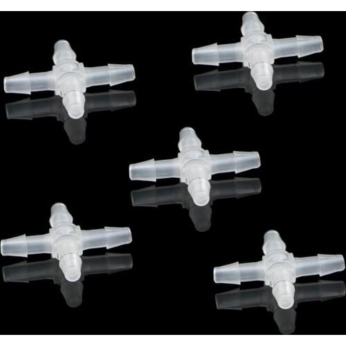 5pc 1/8Inch DC Micro Self-priming Mute Peristaltic Liquid PumpTubeConnector for fish tank Profession