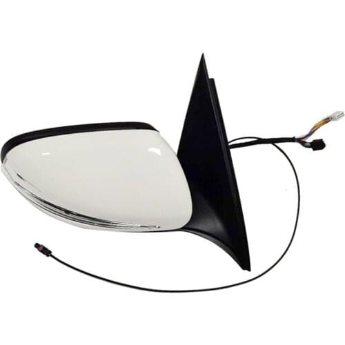 Car Accessories Side Mirror Outside RearView Mirror Exterior White Black Replace 2016-2020 For Mercedes-Benz GLC W253